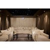 Modern room setting illuminated by the captivating StarEFX™ Acoustic Starlight Panels.
